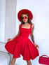 Corset dress "MARAKUJA A1160" - RED
